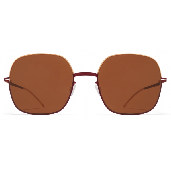 Mykita - Magda - Decades - Champagne Gold Cranberry - Metal Collection - Sunglasses - Mykita Eyewear