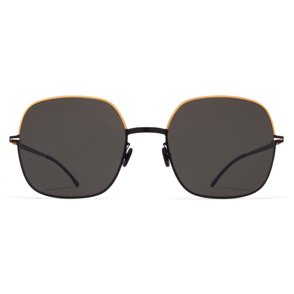 Mykita - Magda - Decades - Gold Black Dark Grey - Metal Collection - Sunglasses - Mykita Eyewear