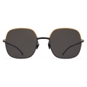 Mykita - Magda - Decades - Gold Black Dark Grey - Metal Collection - Sunglasses - Mykita Eyewear