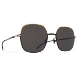 Mykita - Magda - Decades - Gold Black Dark Grey - Metal Collection - Sunglasses - Mykita Eyewear