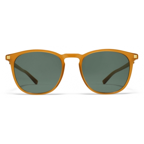 Mykita - Aluki - Lite - Dark Amber Dark Green - Acetate Collection - Sunglasses - Mykita Eyewear