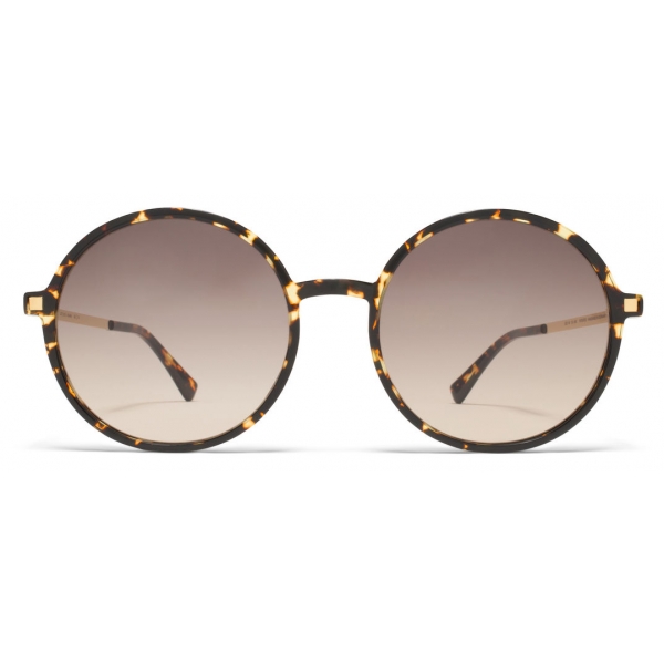 Mykita - Anana - Lite - Oro Lucido Marrone - Acetate Collection - Occhiali da Sole - Mykita Eyewear