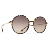 Mykita - Anana - Lite - Oro Lucido Marrone - Acetate Collection - Occhiali da Sole - Mykita Eyewear