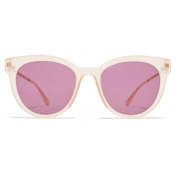 Mykita - Anik - Lite - Champagne Gold Plum - Acetate Collection - Sunglasses - Mykita Eyewear