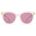 Mykita - Anik - Lite - Champagne Gold Plum - Acetate Collection - Sunglasses - Mykita Eyewear