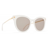 Mykita - Anik - Lite - Sorbetto al Limone Marrone Fumo - Acetate Collection - Occhiali da Sole - Mykita Eyewear