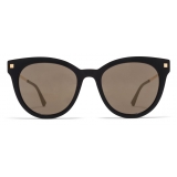 Mykita - Anik - Lite - Black Gold Grey - Acetate Collection - Sunglasses - Mykita Eyewear