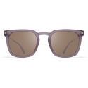 Mykita - Borga - Lite - Smoke Matte Silver Brown - Acetate Collection - Sunglasses - Mykita Eyewear