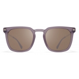 Mykita - Borga - Lite - Fumo Argento Opaco Marrone - Acetate Collection - Occhiali da Sole - Mykita Eyewear