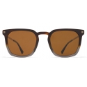 Mykita - Borga - Lite - Shiny Graphite Amber Brown - Acetate Collection - Sunglasses - Mykita Eyewear