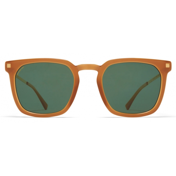 Mykita - Borga - Lite - Dark Brown Gold Green - Acetate Collection - Sunglasses - Mykita Eyewear