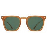 Mykita - Borga - Lite - Dark Brown Gold Green - Acetate Collection - Sunglasses - Mykita Eyewear