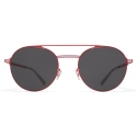 Mykita - Eri - Lite - Rusty Red Dark Grey - Metal Collection - Sunglasses - Mykita Eyewear