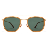 Mykita - Hanno - Lite - Gold Dark Amber Green - Metal Collection - Sunglasses - Mykita Eyewear