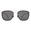 Mykita - Hanno - Lite - Argento Blu Scuro Nero - Metal Collection - Occhiali da Sole - Mykita Eyewear