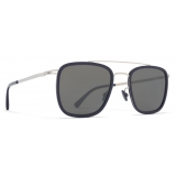 Mykita - Hanno - Lite - Silver Dark Blue Black - Metal Collection - Sunglasses - Mykita Eyewear