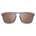 Mykita - Kallio - Lite - Fumo Opaco Argento Opaco Marrone - Acetate Collection - Occhiali da Sole - Mykita Eyewear