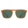 Mykita - Kallio - Lite - Dark Brown Gold Green - Acetate Collection - Sunglasses - Mykita Eyewear