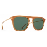 Mykita - Kallio - Lite - Dark Brown Gold Green - Acetate Collection - Sunglasses - Mykita Eyewear