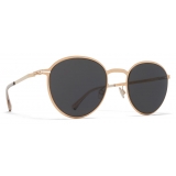 Mykita - Kasimir - Lite - Champagne Gold Dark Grey - Metal Collection - Sunglasses - Mykita Eyewear