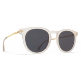 Mykita - Lahti - Lite - Matte Champagne Gold Grey - Acetate Collection - Sunglasses - Mykita Eyewear