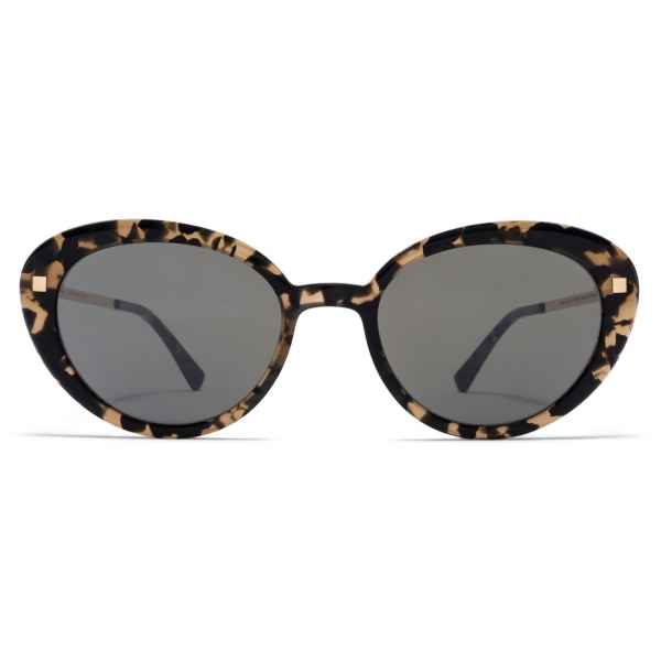 Mykita - Luava - Lite - Antigua Champagne Gold Black - Acetate Collection - Sunglasses - Mykita Eyewear