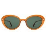 Mykita - Luava - Lite - Dark Amber Dark Green - Acetate Collection - Sunglasses - Mykita Eyewear