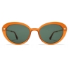 Mykita - Luava - Lite - Dark Amber Dark Green - Acetate Collection - Sunglasses - Mykita Eyewear