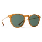 Mykita - Nukka - Lite - Dark Amber Dark Green - Acetate Collection - Sunglasses - Mykita Eyewear