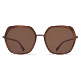 Mykita - Valda - Lite - Mocca Zanzibar Marrone - Metal Collection - Occhiali da Sole - Mykita Eyewear