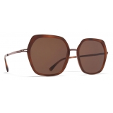 Mykita - Valda - Lite - Mocca Zanzibar Marrone - Metal Collection - Occhiali da Sole - Mykita Eyewear