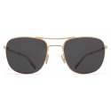 Mykita - Vito - Lite - Champagne Gold Dark Grey - Metal Collection - Sunglasses - Mykita Eyewear