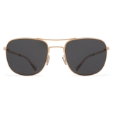 Mykita - Vito - Lite - Champagne Gold Dark Grey - Metal Collection - Sunglasses - Mykita Eyewear