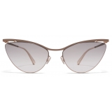 Mykita - Mizuho - Lessrim - Oro Champagne Grigio Tortora - Metal Collection - Occhiali da Sole - Mykita Eyewear