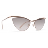 Mykita - Mizuho - Lessrim - Champagne Gold Taupe Grey - Metal Collection - Sunglasses - Mykita Eyewear