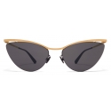 Mykita - Mizuho - Lessrim - Oro Nero Grigio Scuro - Metal Collection - Occhiali da Sole - Mykita Eyewear