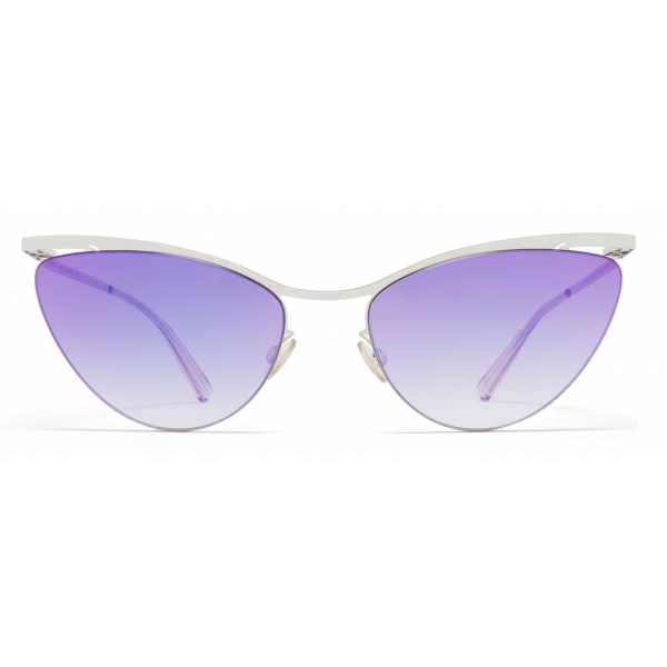 Mykita - Mizuho - Lessrim - Shiny Silver Pink Gradient - Metal Collection - Sunglasses - Mykita Eyewear