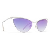 Mykita - Mizuho - Lessrim - Argento Lucido Rosa Sfumato - Metal Collection - Occhiali da Sole - Mykita Eyewear