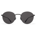 Mykita - Tomomi - Lessrim - Nero Bianco Grigio Scuro - Metal Collection - Occhiali da Sole - Mykita Eyewear