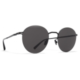 Mykita - Tomomi - Lessrim - Black White Dark Grey - Metal Collection - Sunglasses - Mykita Eyewear