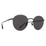 Mykita - Tomomi - Lessrim - Nero Bianco Grigio Scuro - Metal Collection - Occhiali da Sole - Mykita Eyewear