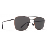 Mykita - Yuuto - Lessrim - Nero Arancione Grigio Scuro - Metal Collection - Occhiali da Sole - Mykita Eyewear