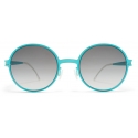 Mykita - Flamingo - Mykita First - Turquoise Black - Metal Collection - Sunglasses - Mykita Eyewear