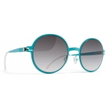 Mykita - Flamingo - Mykita First - Turchese Nero - Metal Collection - Occhiali da Sole - Mykita Eyewear