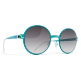 Mykita - Flamingo - Mykita First - Turquoise Black - Metal Collection - Sunglasses - Mykita Eyewear