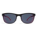 Mykita - Jaguar - Mykita First - Nero Lampo Scarlatto - Metal Collection - Occhiali da Sole - Mykita Eyewear