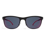 Mykita - Jaguar - Mykita First - Nero Lampo Scarlatto - Metal Collection - Occhiali da Sole - Mykita Eyewear