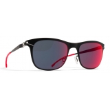 Mykita - Jaguar - Mykita First - Black Scarlet Flash - Metal Collection - Sunglasses - Mykita Eyewear