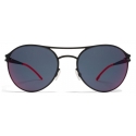 Mykita - Sparrow - Mykita First - Nero Lampo Scarlatto - Metal Collection - Occhiali da Sole - Mykita Eyewear