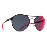 Mykita - Sparrow - Mykita First - Black Scarlet Flash - Metal Collection - Sunglasses - Mykita Eyewear